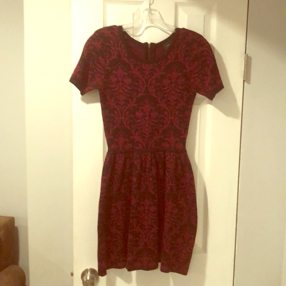 Knit dress short sleeve